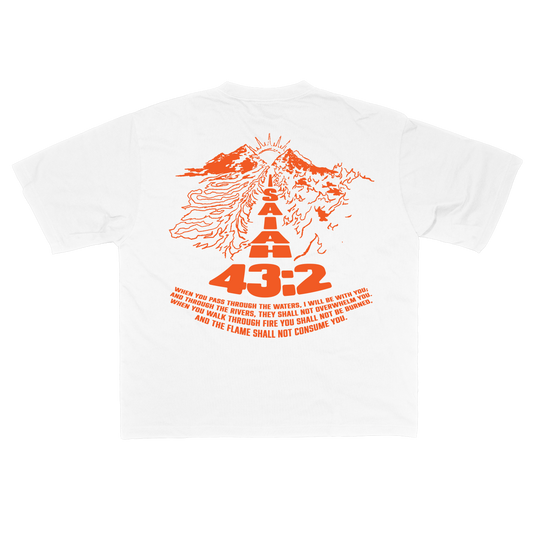ISAIAH 43:2 TEE WHITE